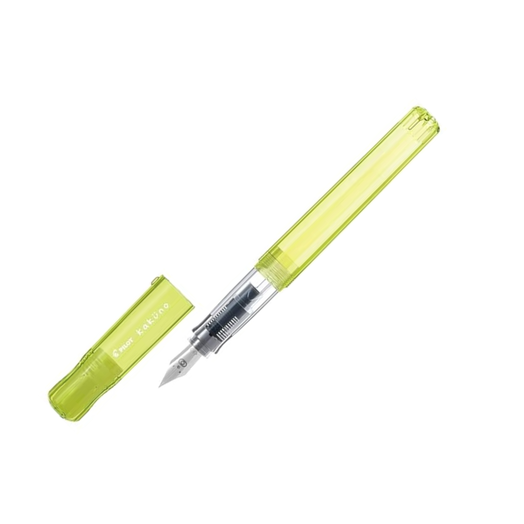 Pilot FKA1SRKBAYM Fountain Pen Kakuno, Medium, Baby Yellow