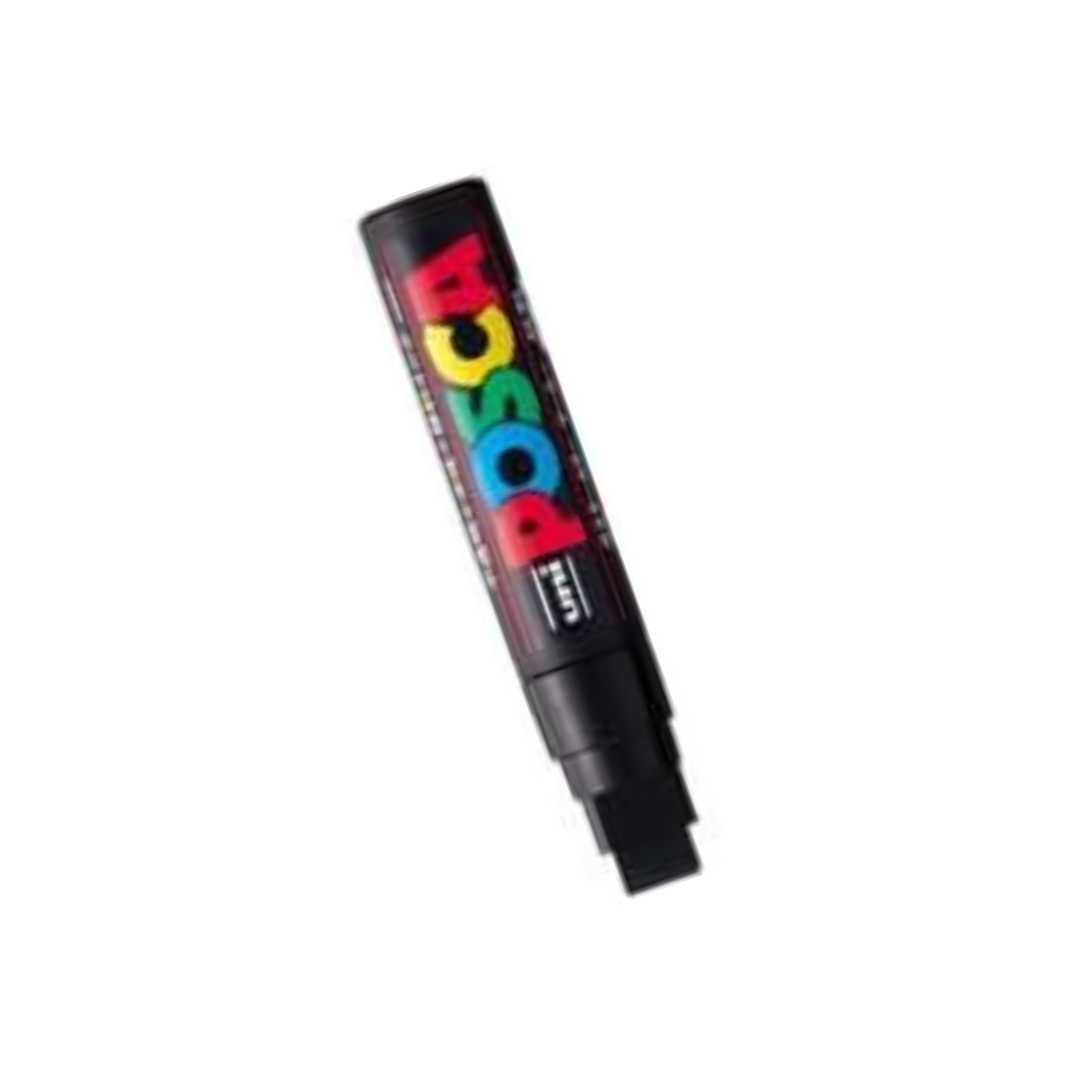 Mitsubishi Pencil Posca Extra Thick Square Core, Black, PC-17K.24