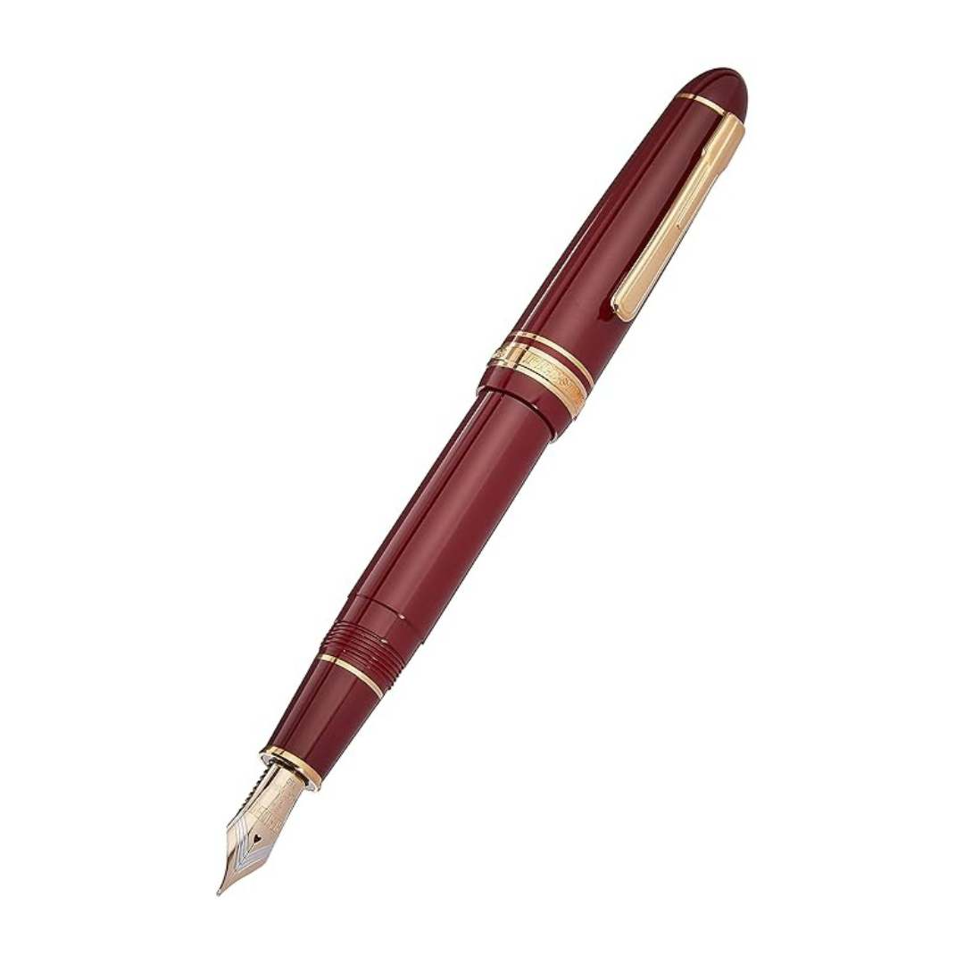 Platinum President Fountain Pen Wine Red - Medium Nib PTB20000P10M