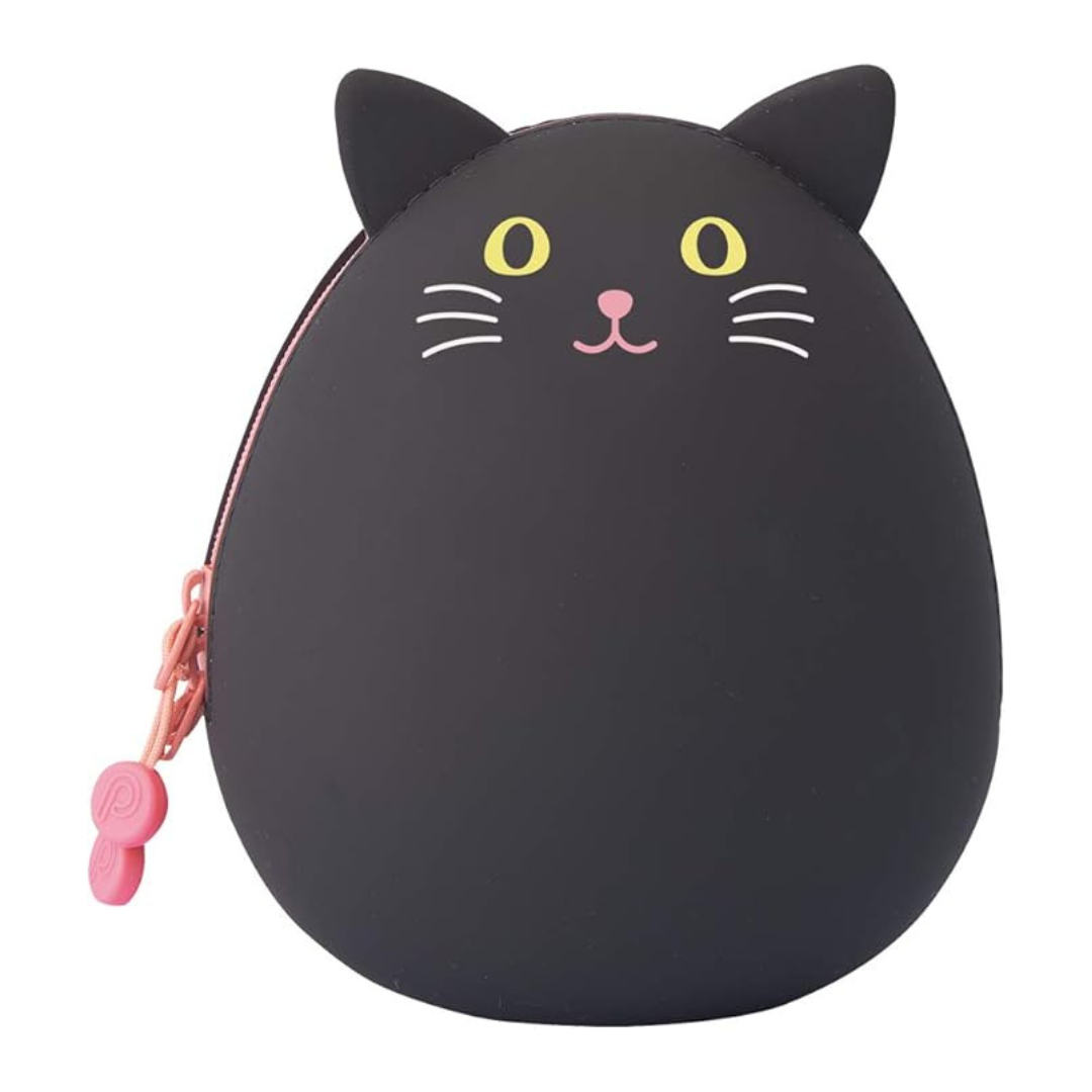 Lihit Lab A7783-3 Egg Pouch Big Black Cat