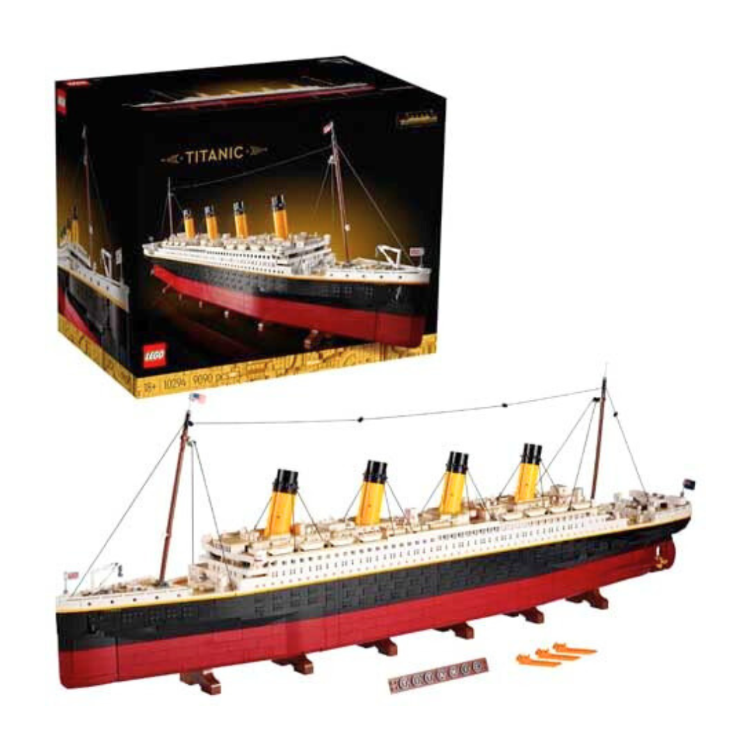 Lego 10294 Titanic Icons, Building Blocks, Multicolour, 9090 Pcs, 18Y+, Plastic