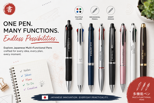 Multi-Functional Pens: The Smart Japanese Stationery Choice for Everyday Writing