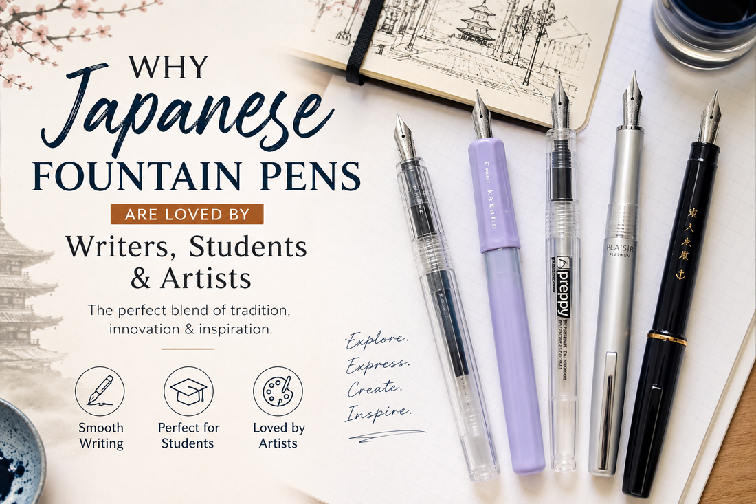 Why Japanese Fountain Pens Are Loved by Writers, Students & Artists