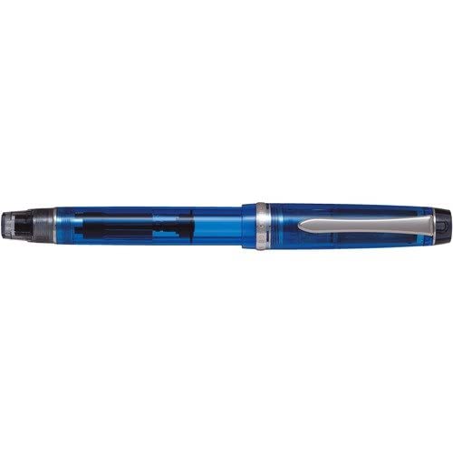 Pilot Fountain Pen Custom Heritage 92, Transparent Blue Body, M-Nib Fountain Pen
