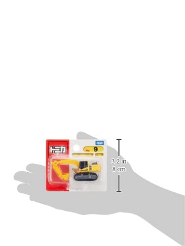Tomy Takara Tomica No.9 - Komatsu Power Shovel Pc200-10 (Blister) - 3 Years And Up, Multicolor
