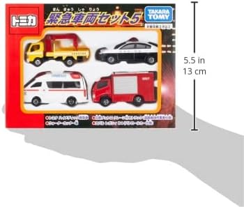 Tomica emergency vehicle set 5 (japan import)