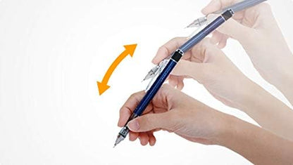 Tombow Mono Graph Mechanical Pencil, 0.3mm, Sheer Stone, Limited Pencil, Women's, Stationery, Light Color, Stone Pattern, Yurukawa, Adult DPA-143_Pale Purple 4186