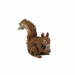 Collecta  Woodlands Red Squirrel (Eating) Miniature Toy Figure - Authentic Hand Painted Model