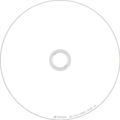 Verbatim BD-R DL VBR260RP50SV1 (2 layers on one side/1-6x/50 sheets) & Verbatim BD-R VBR130RP50V4 for 1 recording (1 layer per side/1-6x/50 sheets)