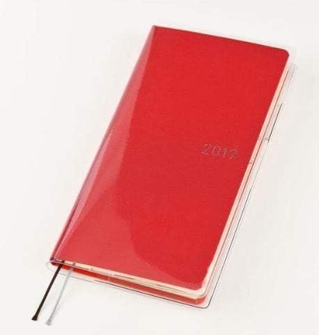 Hobonichi Vinyl Cover for Weeks, Transparent, Width 8.1 x Height 7.7 inches (20.4 cm) x Height 7.7 inches (19.5 cm), Cover On Cover for Weeks