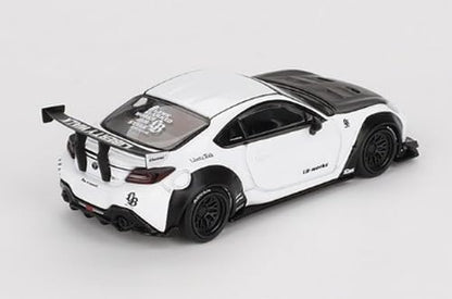 MINI GT 1/64 Toyota GR86 LB★Nation White (Right Handle) Finished Product
