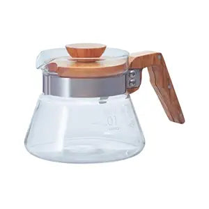 Hario VCWN-60-OV V60 Coffee Server, 600 ml, Olive Wood