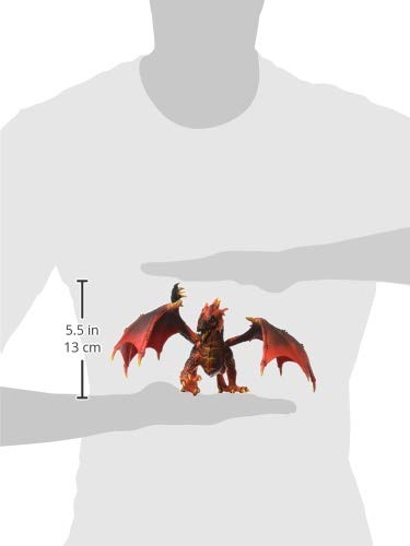 Schleich Lava Dragon Figurine Toy, Multicolor