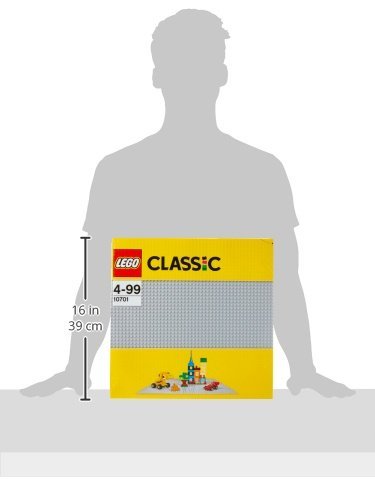 LEGO Classic Grey Baseplate Supplement 10701, ?1 Pieces