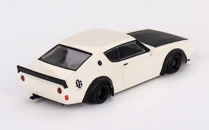 MINI GT 1/64 Nissan Skyline Kenmeri Liberty Walk White (Right Handle) Finished Product