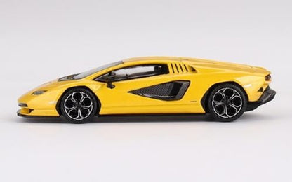 MINI GT 1/64 Lamborghini Countach LPI 800-4 New Giallo Orion Yellow (Left Handle) Finished Product