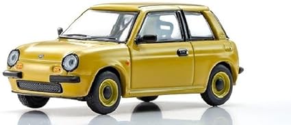 Kyosho 1/64 Nissan Be-1 Mini Car 1987 (Yellow)