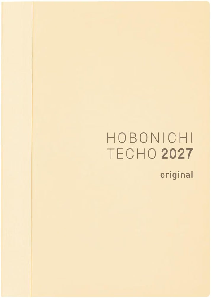 Hobonichi Notebook 2027 Original [A6 / 1 page per day / January / Starts on Monday]