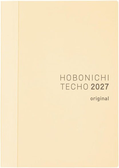 Hobonichi Notebook 2027 Original [A6 / 1 page per day / January / Starts on Monday]