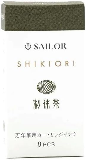 Sailor Fountain Pen, Cartridge Ink for Fountain Pens, Four Seasons Woven Water Based Dye, 8 Pack (Kodilei 13-0400-203)