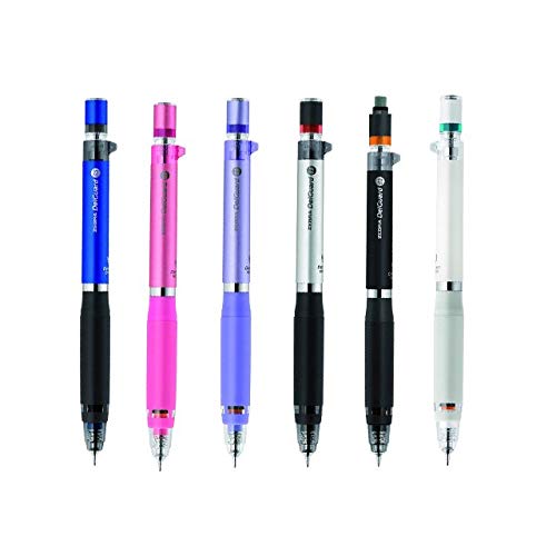 Zebra Mechanical Pencil, Del Guard Type ER, 0.5mm, Silver (P-MA88-S)