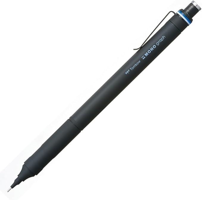 Tombow Mechanical Pencil, 0.3mm, MONO Monograph Fine (Wide Vision, Low Center of Gravity), Black DPA-111B