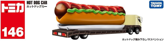 Takara Tomy Tomica Long Type Tomica No. 146 Hot Dog Car, Mini Toy Car, Ages 3 and Up