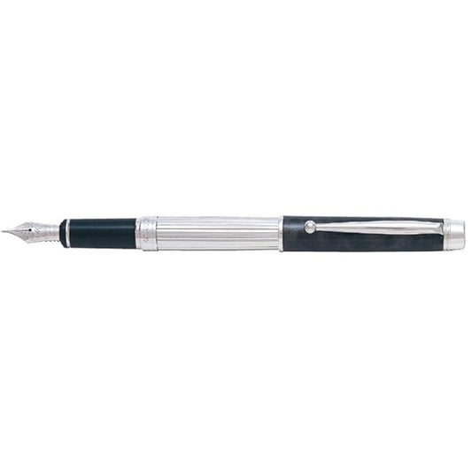 Pilot Fountain Pen Grance Rhodium Black & Gray