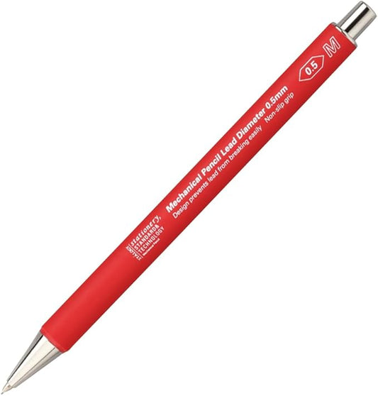 STALOGY S5012 Mechanical Pencil, Lead Diameter 0.5 mm, Red