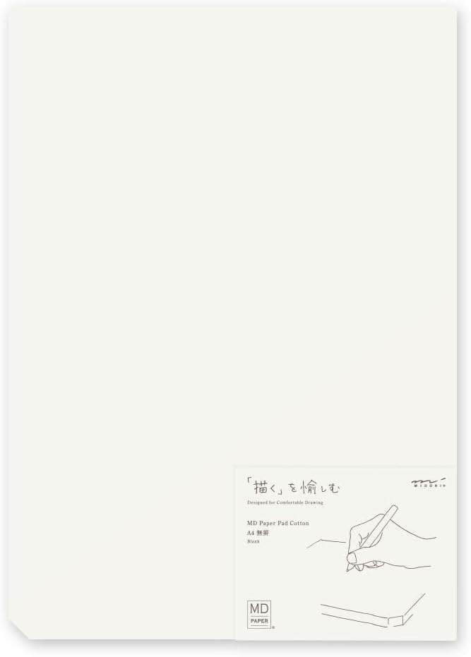 Midori MD Paper Pad, Cotton A5, Unlined
