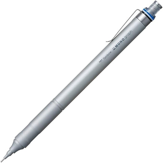 TOMBOW DPA-112A Mechanical Pencil, 0.5mm, MONO Monograph Fine (Wide Vision, Low Center of Gravity), Silver