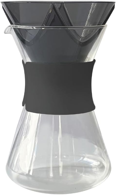 HARIO OCP-40-B Handy Coffee Pot 1st Dripper Server Set, Hand Drip for Beginners, Black