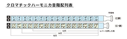 Suzuki F-48S Fabulous 12-Hole Chromatic Straight Slide Alignment Harmonica