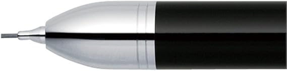 Zebra Surari Shabo 2000, 2 Color 0.7mm Emulsion Ink and 0.5mm Mechanical Pencil, Champagne Gold Body (SB27-CGO)