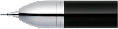 Zebra Surari Shabo 2000, 2 Color 0.7mm Emulsion Ink and 0.5mm Mechanical Pencil, Champagne Gold Body (SB27-CGO)