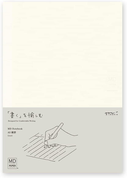 Midori  15294006 Notebook, MD Notebook, A5, Horizontal Ruled A