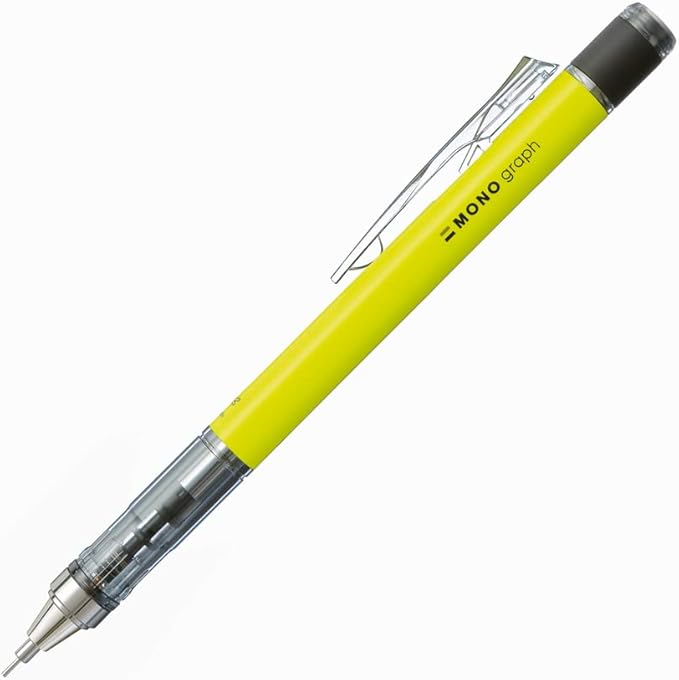 Tombow Mechanical Pencil 0.5mm MONO Graph (Shake to advance lead) Neon Orange DPA-134D