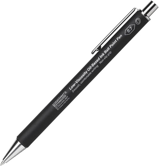 Nitoms S5110 STALOGY Low-Viscosity Oil-based Ballpoint Pen, Black