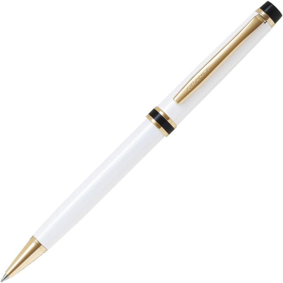 Pilot BGRC-7SR-PW Oil-based Ballpoint Pen, Grancé, 0.7mm, Pearl White, Product Size: 5.3 x 0.4 inches (135 x 10.8 mm), 0.7 mm, 27.9 g