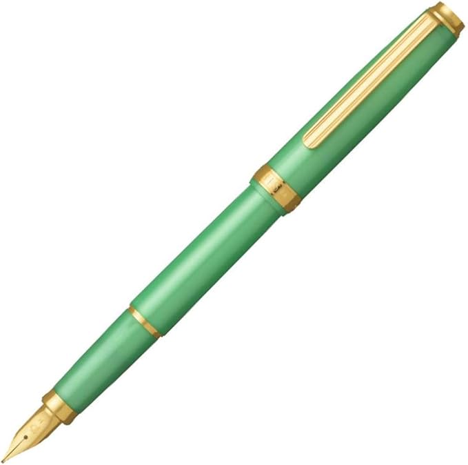 Platinum Fountain Pen, Bisou BISO Fountain Pen, Limited Color, 1500 Pens, PTL-15000 (Sparkle Mint Green, Medium Point, M)