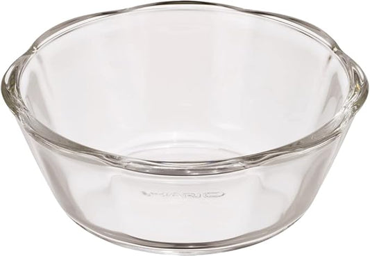 HARIO BUONO kitchen SWB-20-BK Sweets Bowl, Made in Japan, Heat-resistant Glass, 7.8 fl oz (200 ml), Clear