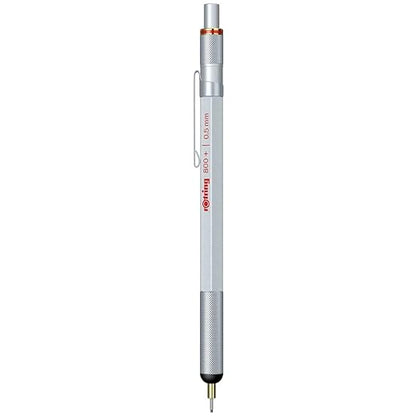 Rotring, Mechanical Pencil - 800+ Hybrid Stylus. (Silver,0.5MM)