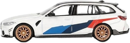 MINI GT 1/64 BMW M3 M Performance Touring Alpine White (Left Handle) Assembled