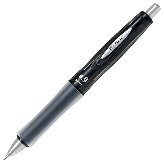 Pilot Mechanical Pencil Dr. Grip G-Spec, 0.9mm, Black (HDGS-60R9-B)