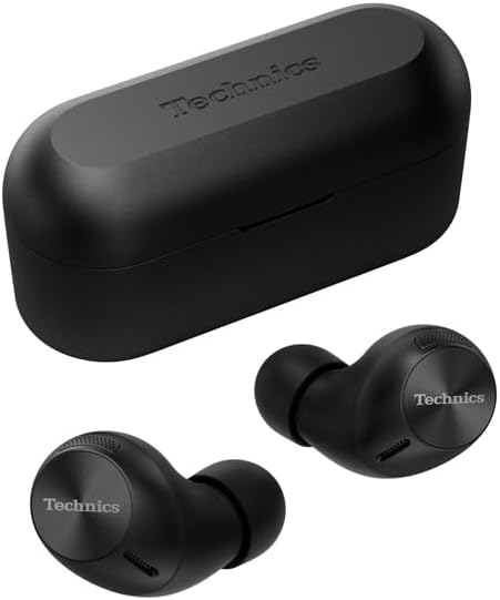 Technics EAH-AZ40M2-N Wireless Earphones, Bluetooth, Noise Cancelling, 3-Device Multi-Point, IPX4, LDAC Compatible, High Resolution Sound Quality Playback, App Compatible, Rose Gold