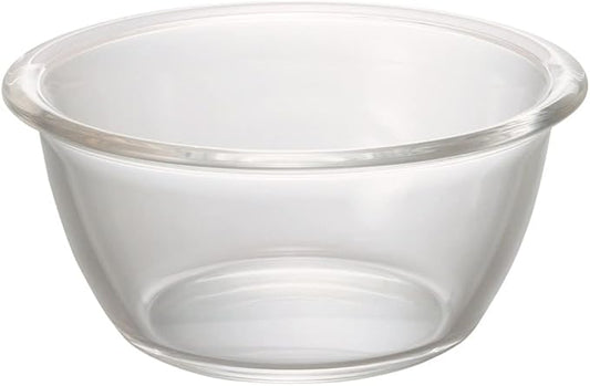 HARIO BUONO kitchen HSB-30-BK Salad Bowl, Made in Japan, Heat Resistant Glass, 10.1 fl oz (300 ml), Clear