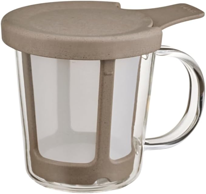 Hario Single Cup Tea Maker, 200ml, White