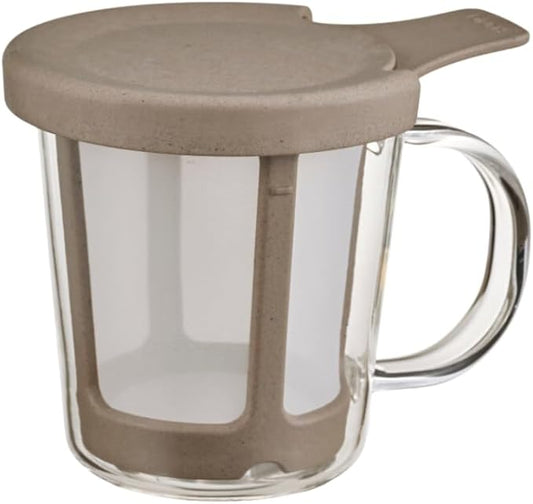 HARIO BT-OCM-01 BATON Series One Cup Coffee Maker, For 1 Cup, 6.9 fl oz (170 ml), One Cup Tea Maker,