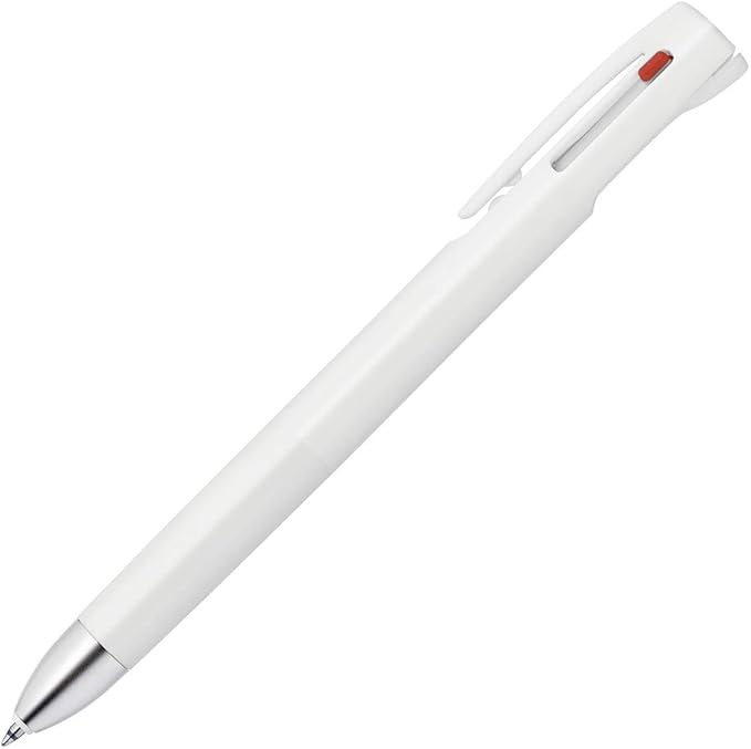 Zebra 3 Color Ballpoint Pen, Blen 3C 0.7mm, Gray Body (B3A88-GR)