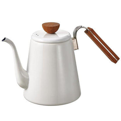 HARIO BTK-80-W Bona Tea Kettle-800ml, One Size, White